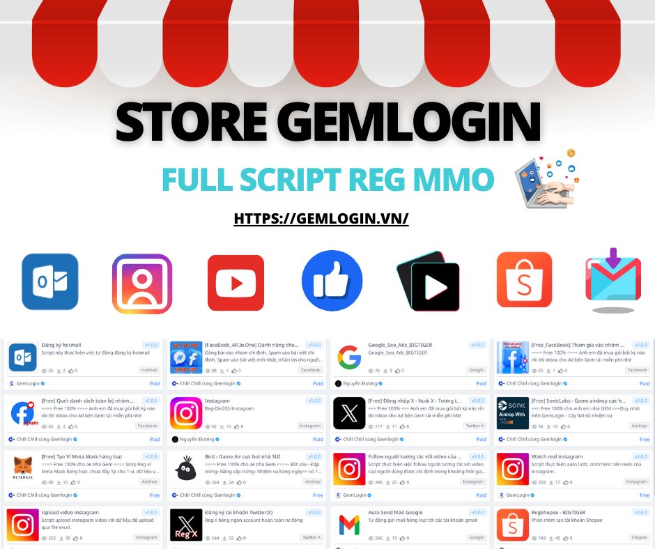 Gemlogin Antidetect Browser – 批量账号创建与管理的终极解决方案